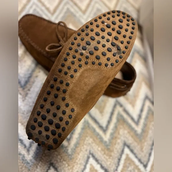 Tod’s Gommino Driving Shoes in Brown Suede sz8 - Picture 5 of 6